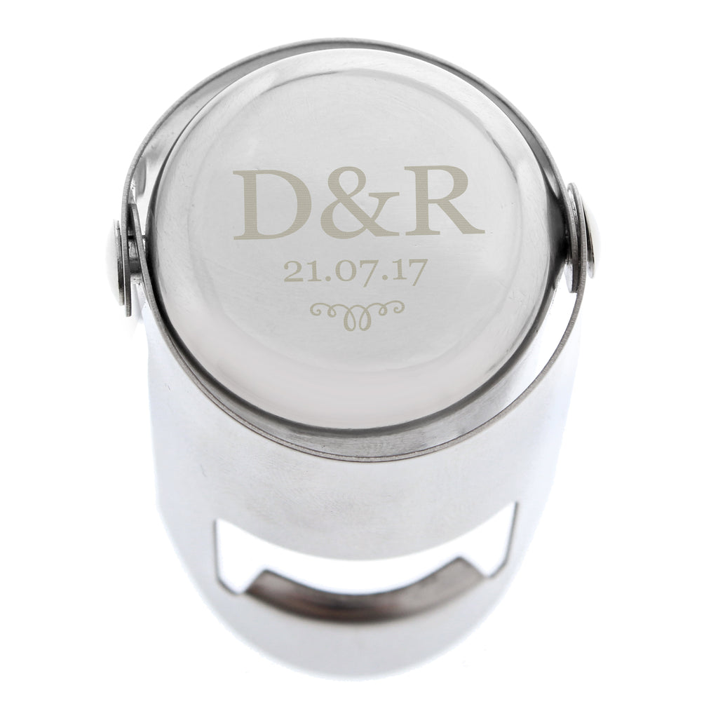 Personalised Monogram Bottle Stopper - Wine Stopper - Inspired Creative Gifts