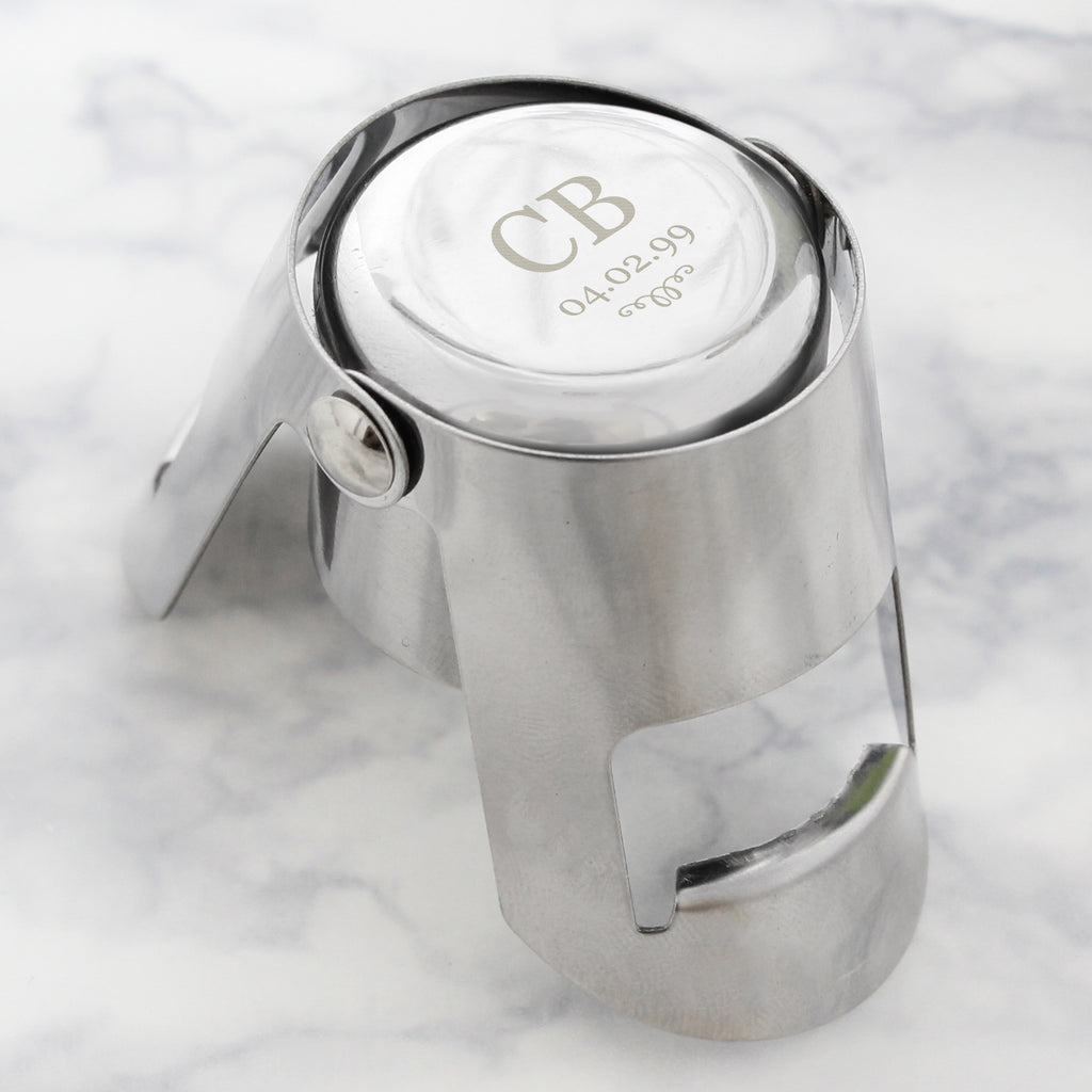 Personalised Monogram Bottle Stopper - Wine Stopper - Inspired Creative Gifts