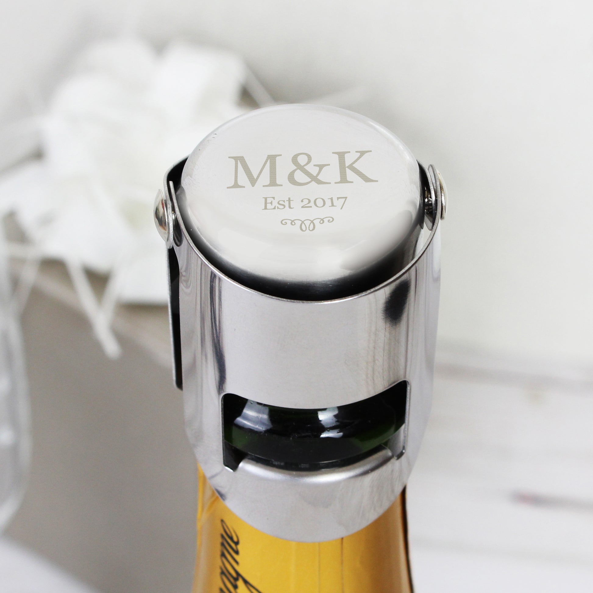 Personalised Monogram Bottle Stopper - Wine Stopper - Inspired Creative Gifts