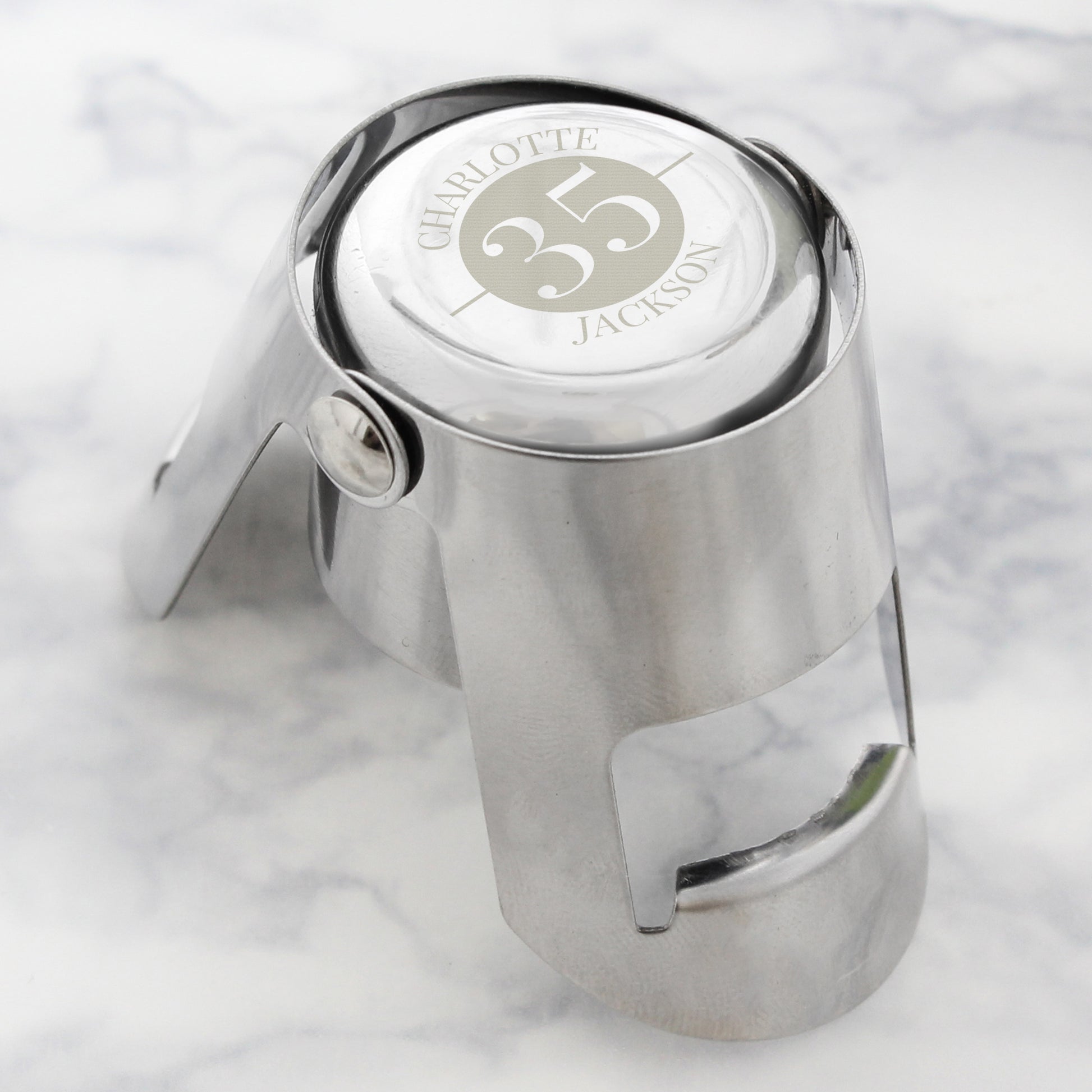 Personalised Big Number Bottle Stopper - Wine Stopper - Inspired Creative Gifts