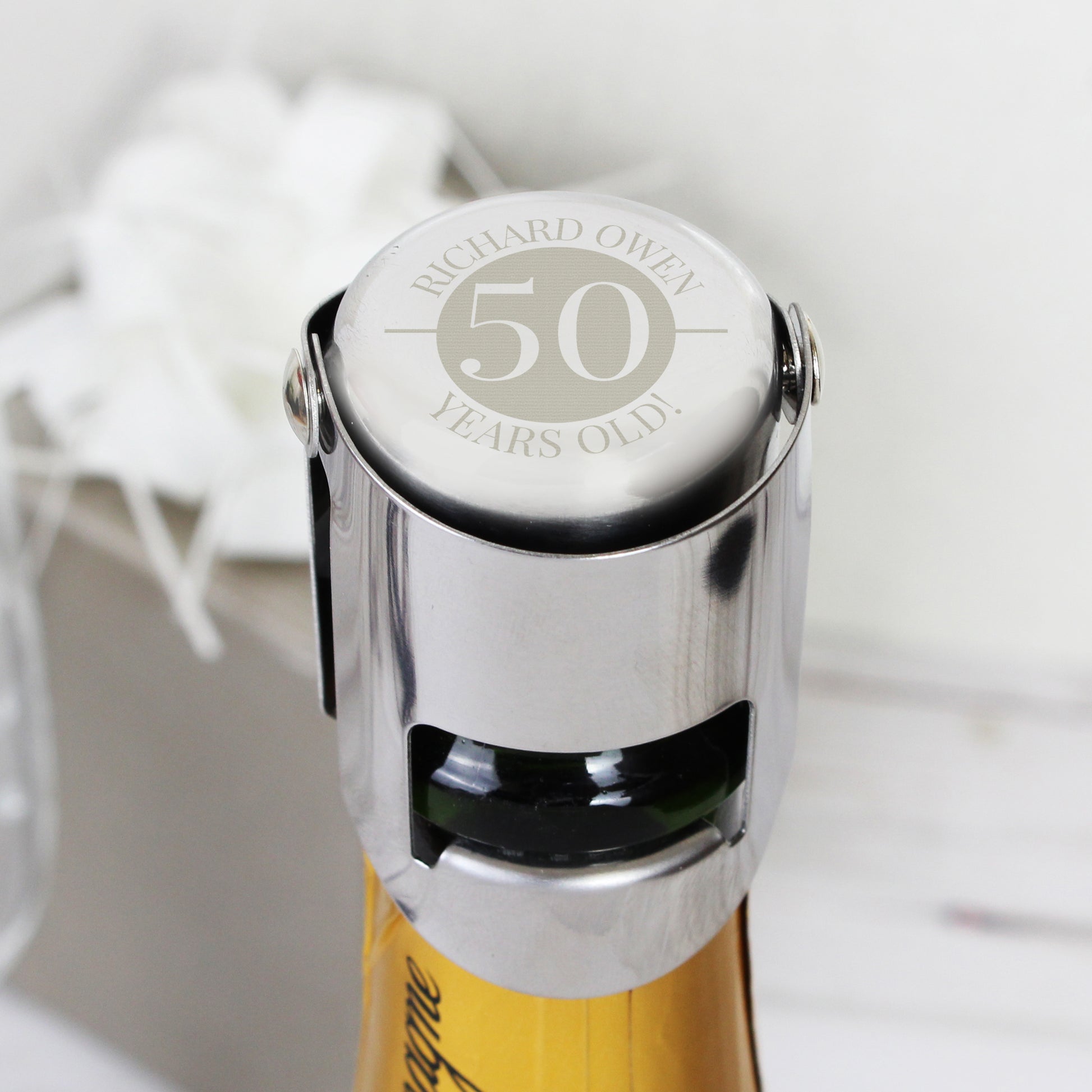 Personalised Big Number Bottle Stopper - Wine Stopper - Inspired Creative Gifts
