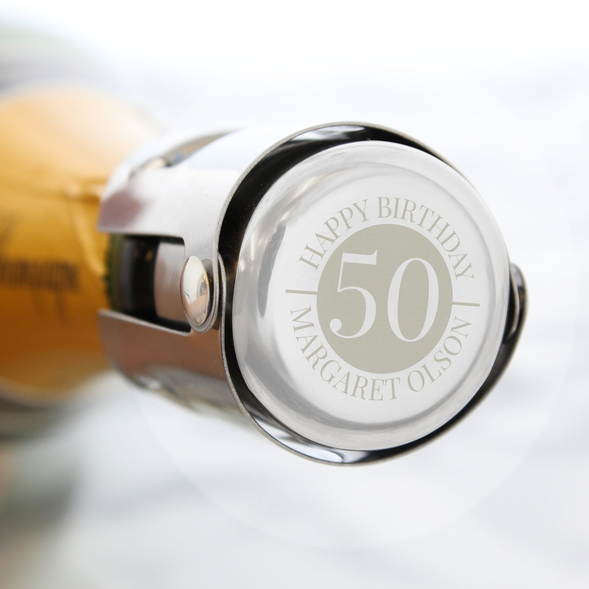 Personalised Big Number Bottle Stopper - Wine Stopper - Inspired Creative Gifts