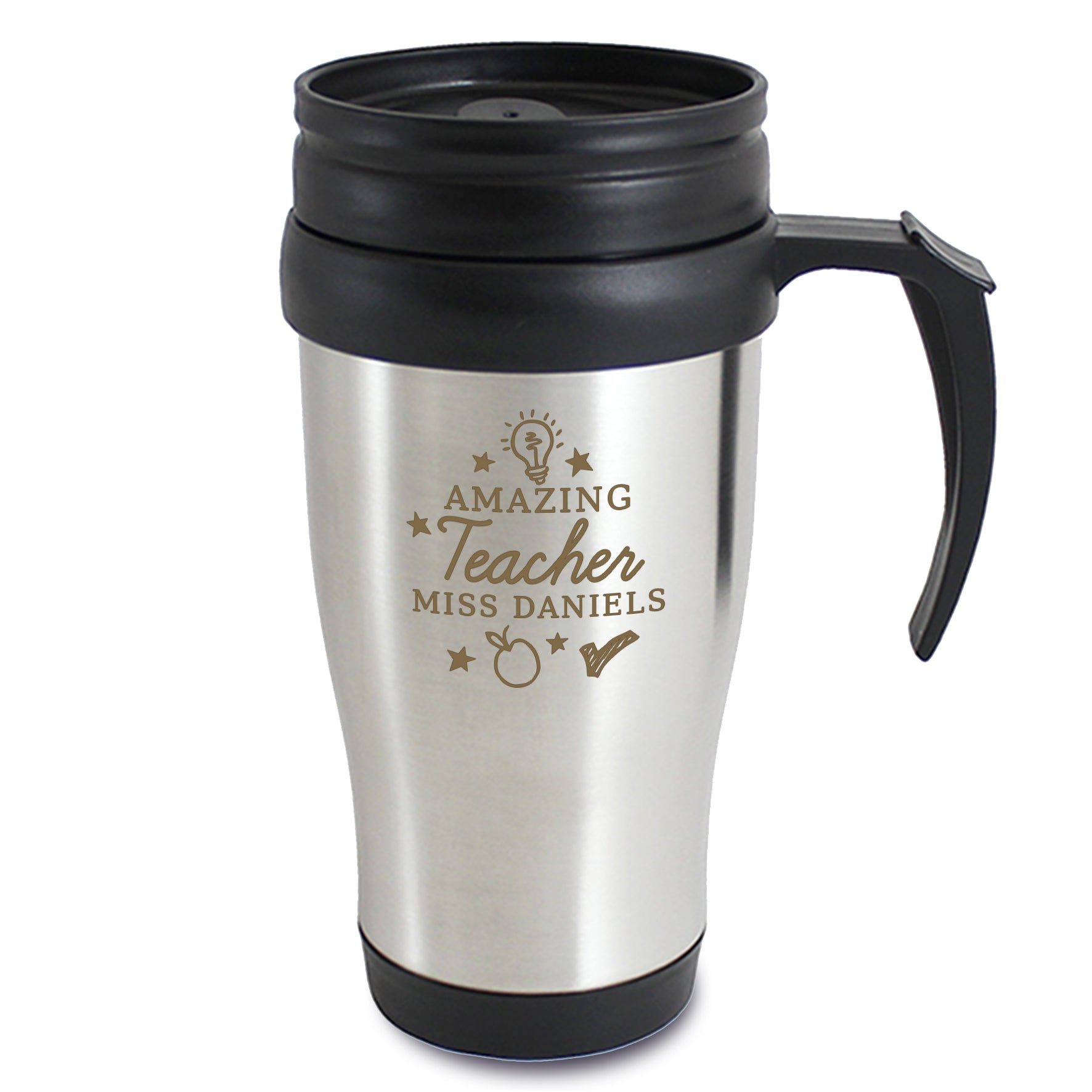 Personalised Amazing Teacher Travel Mug - Inspired Creative Gifts