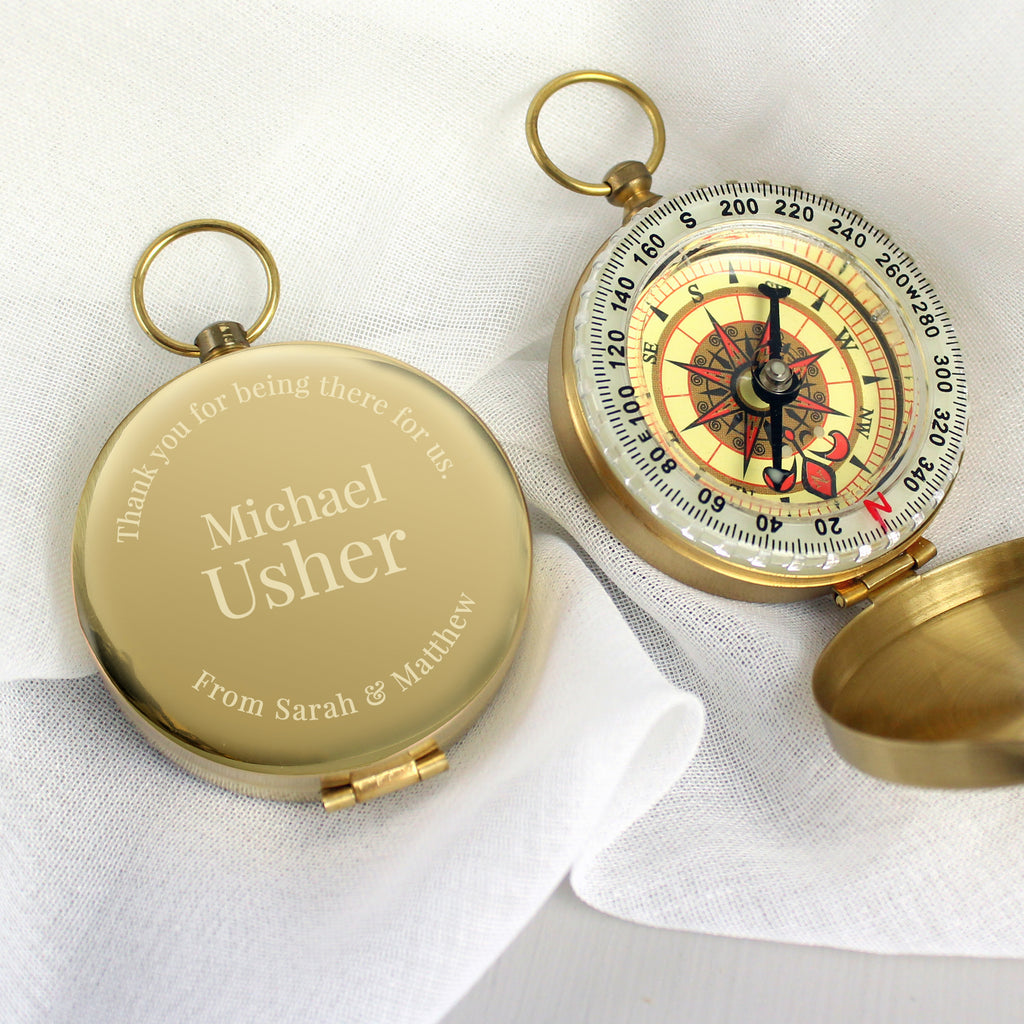Personalised Wedding Compass | Keepsakes
