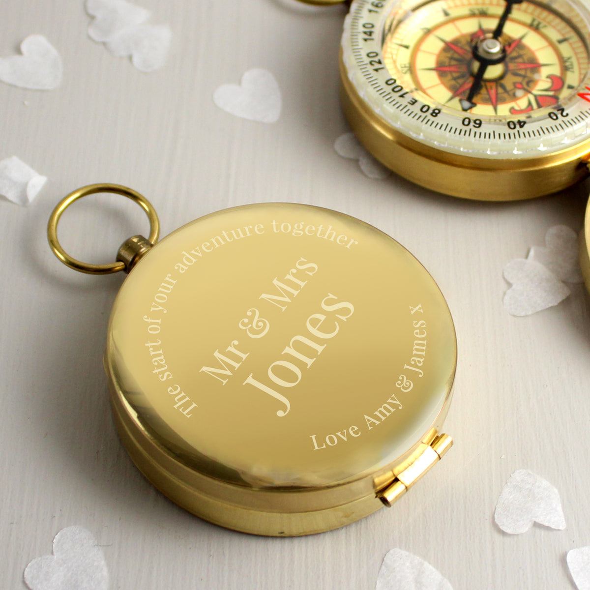 Personalised Wedding Compass | Keepsakes