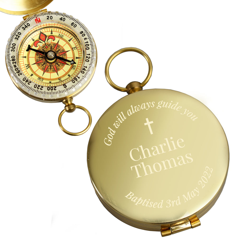 Personalised Religious Compass | Keepsakes