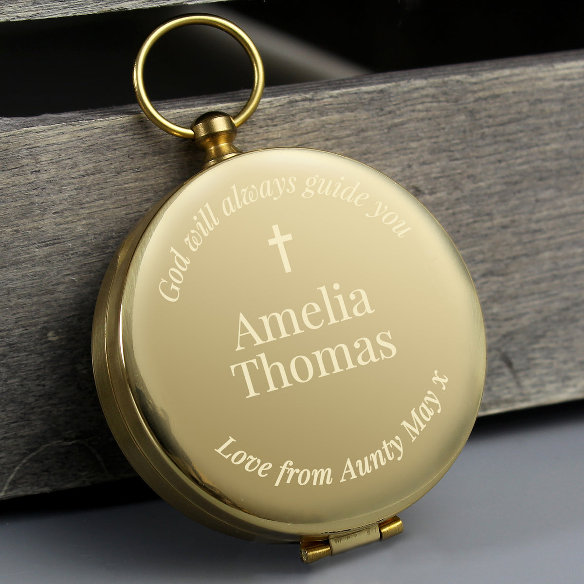 Personalised Religious Compass | Keepsakes