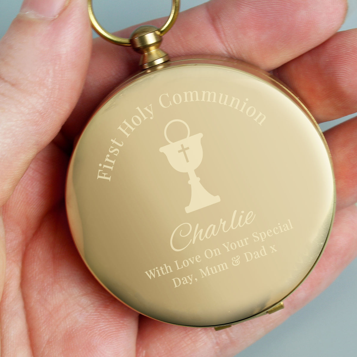 Personalised First Holy Communion Compass for Christening