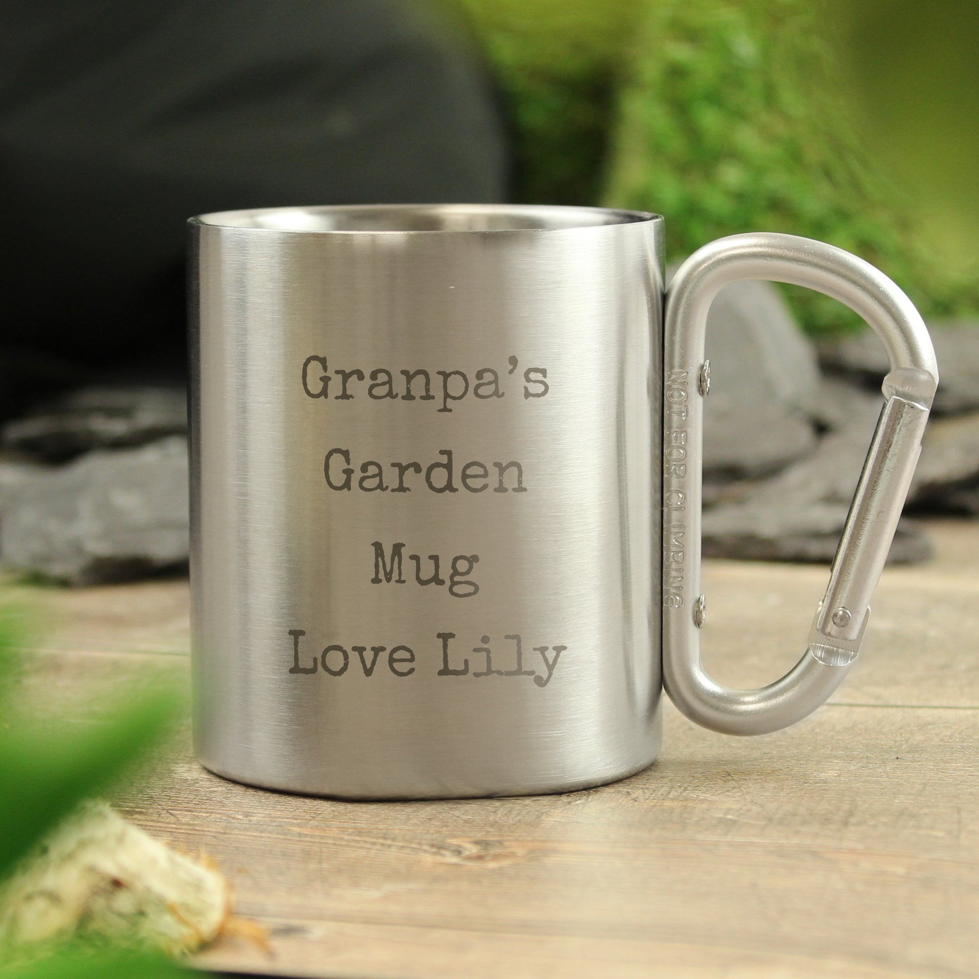 Personalised Free Text Metal Mug - Inspired Creative Gifts