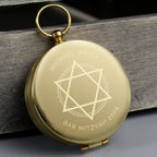 Personalised Bar and Bat Mitzvah Keepsake Compass | Keepsakes