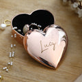 Personalised Engraved Rose Gold Heart Trinket Box | Gift for Her