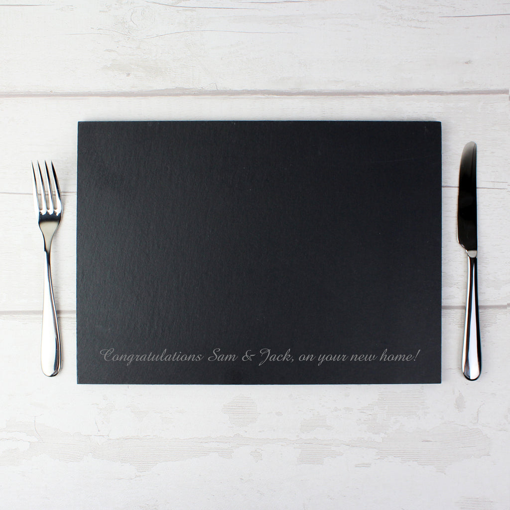 Personalised Engraved Slate Placemat | Kitchen, Baking & Dining Gifts