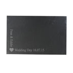 Personalised Heart Motif Slate Placemat | Kitchen, Baking & Dining Gifts | Wedding Gift