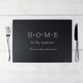 Personalised HOME Slate Rectangle Placemat | Kitchen, Baking & Dining Gifts | Inspired Creative Gifts