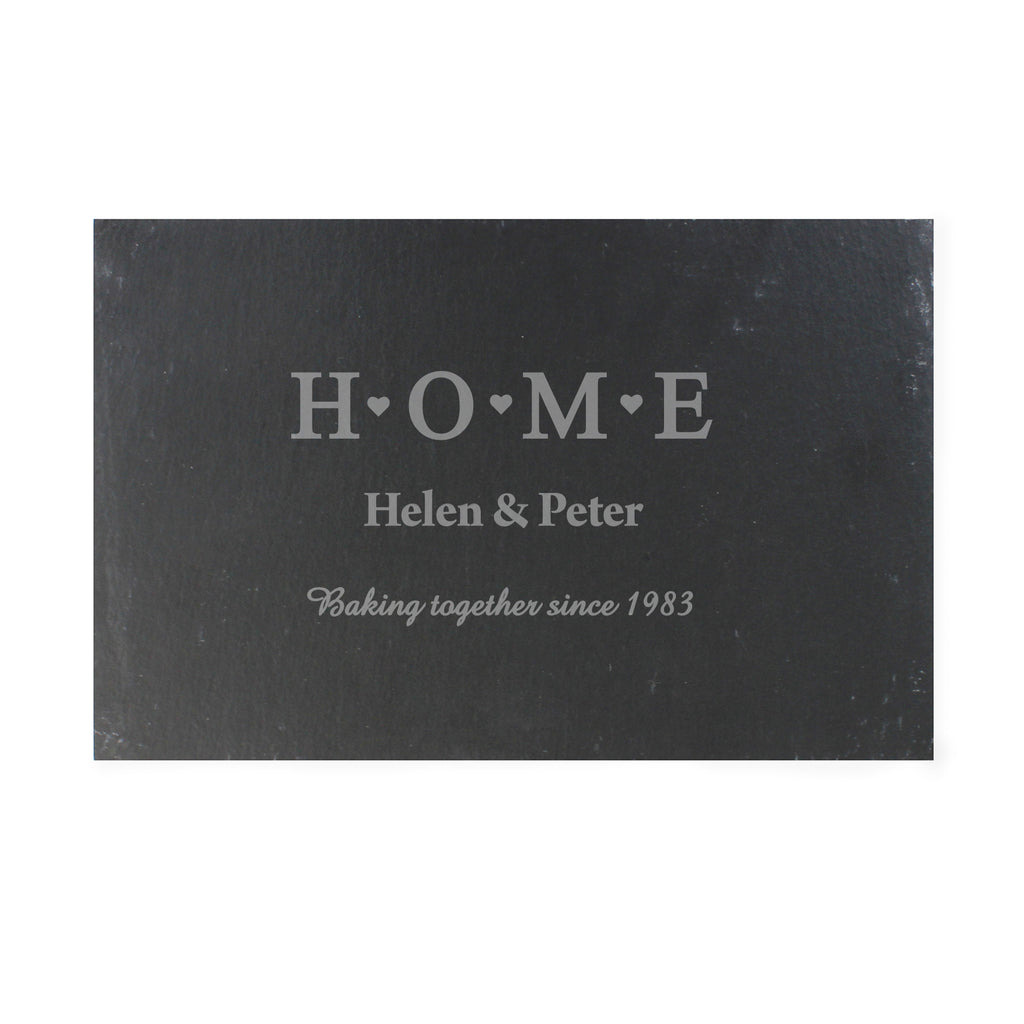 Personalised HOME Slate Rectangle Placemat | Kitchen, Baking & Dining Gifts | Inspired Creative Gifts