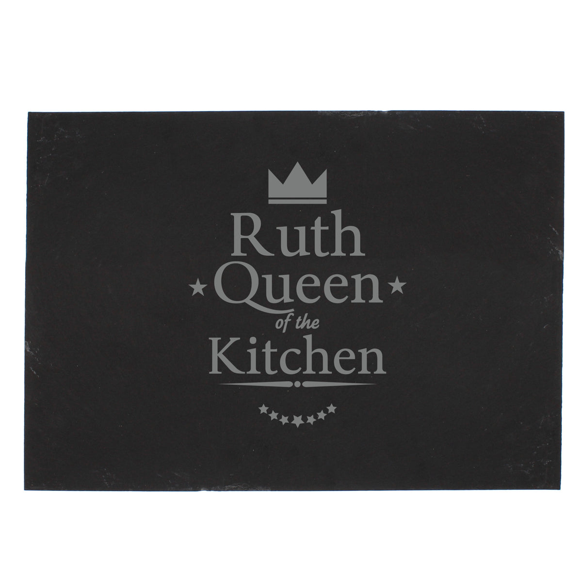 Personalised Queen of the Kitchen Slate Placemat | Kitchen, Baking & Dining Gifts | Christmas Gift