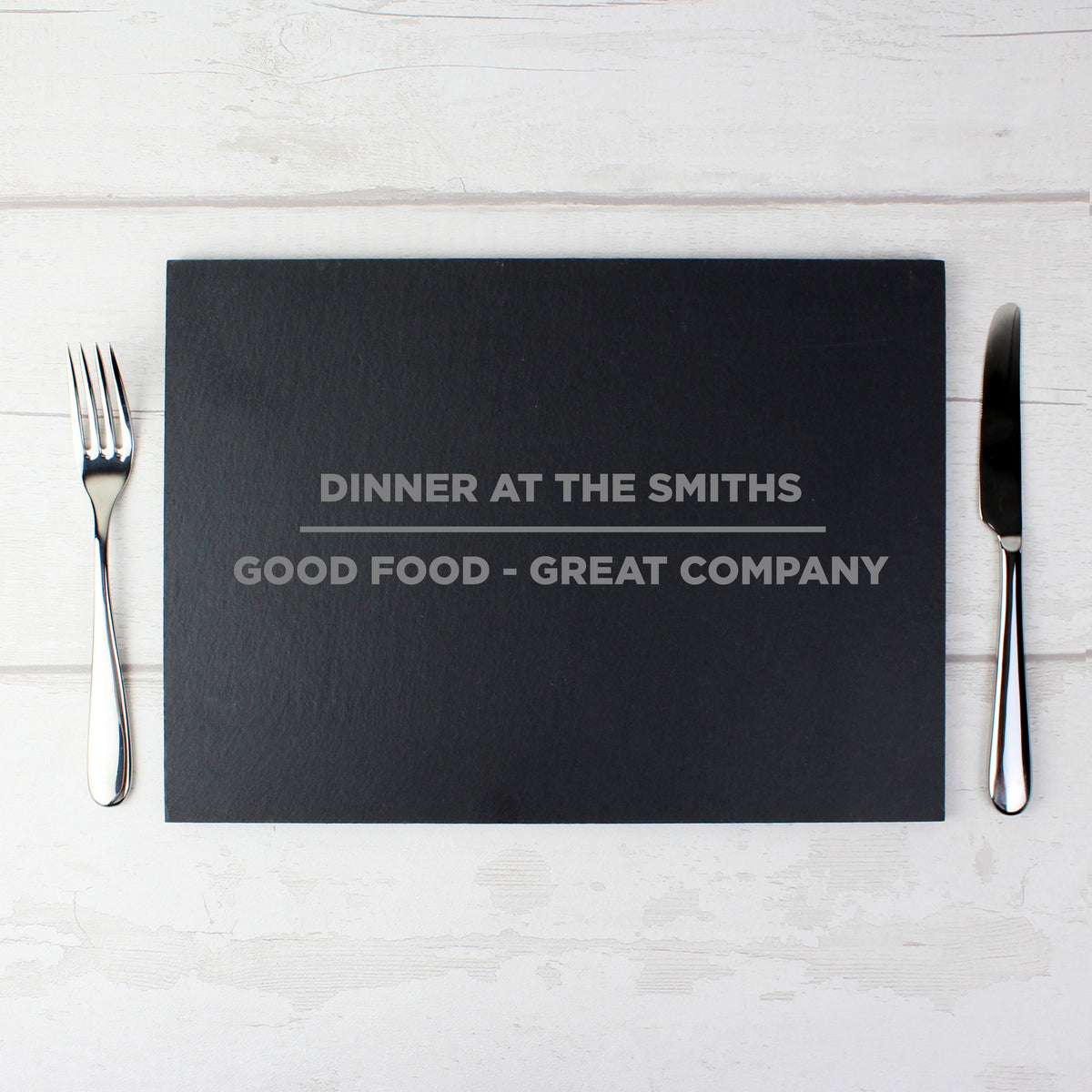 Personalised Classic Slate Rectangle Placemat | Kitchen, Baking & Dining Gifts | Inspired Creative Gifts