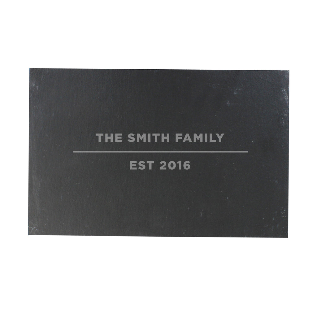 Personalised Classic Slate Rectangle Placemat | Kitchen, Baking & Dining Gifts | Inspired Creative Gifts