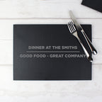 Personalised Classic Slate Rectangle Placemat | Kitchen, Baking & Dining Gifts | Inspired Creative Gifts
