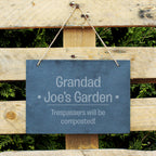 Personalised Large Hanging Slate Sign | Mother's Day Gift