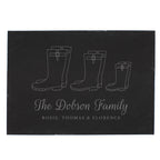 Personalised Welly Boot Family of Three Slate | Kitchen, Baking & Dining Gifts | Inspired Creative Gifts