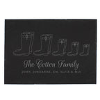Personalised Welly Boot Family of Five Slate | Kitchen, Baking & Dining Gifts | Inspired Creative Gifts
