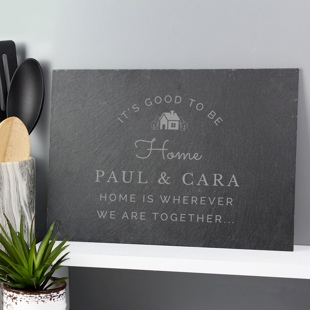 Personalised New Home Slate | Kitchen, Baking & Dining Gifts | Inspired Creative Gifts