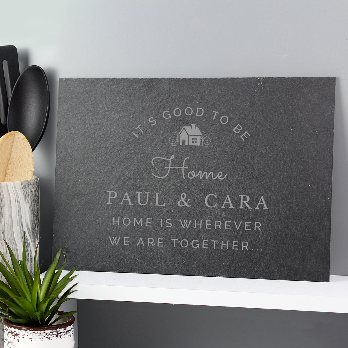 Personalised New Home Slate | Kitchen, Baking & Dining Gifts | Inspired Creative Gifts