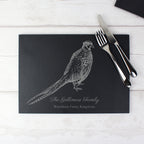 Personalised Pheasant Slate Placemat | Kitchen, Baking & Dining Gifts