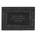 Personalised 'Together' Slate Placemat | Kitchen, Baking & Dining Gifts