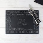 Personalised 'Together' Slate Placemat | Kitchen, Baking & Dining Gifts