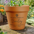 Personalised Pet Memorial Terracotta Plant Pot | Gift for Pets