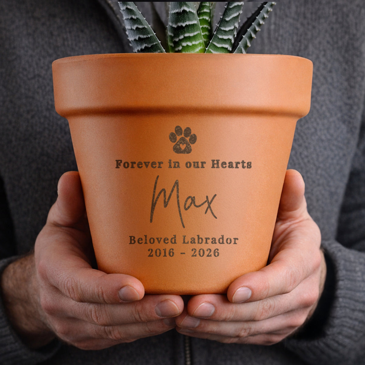 Personalised Pet Memorial Terracotta Plant Pot | Gift for Pets
