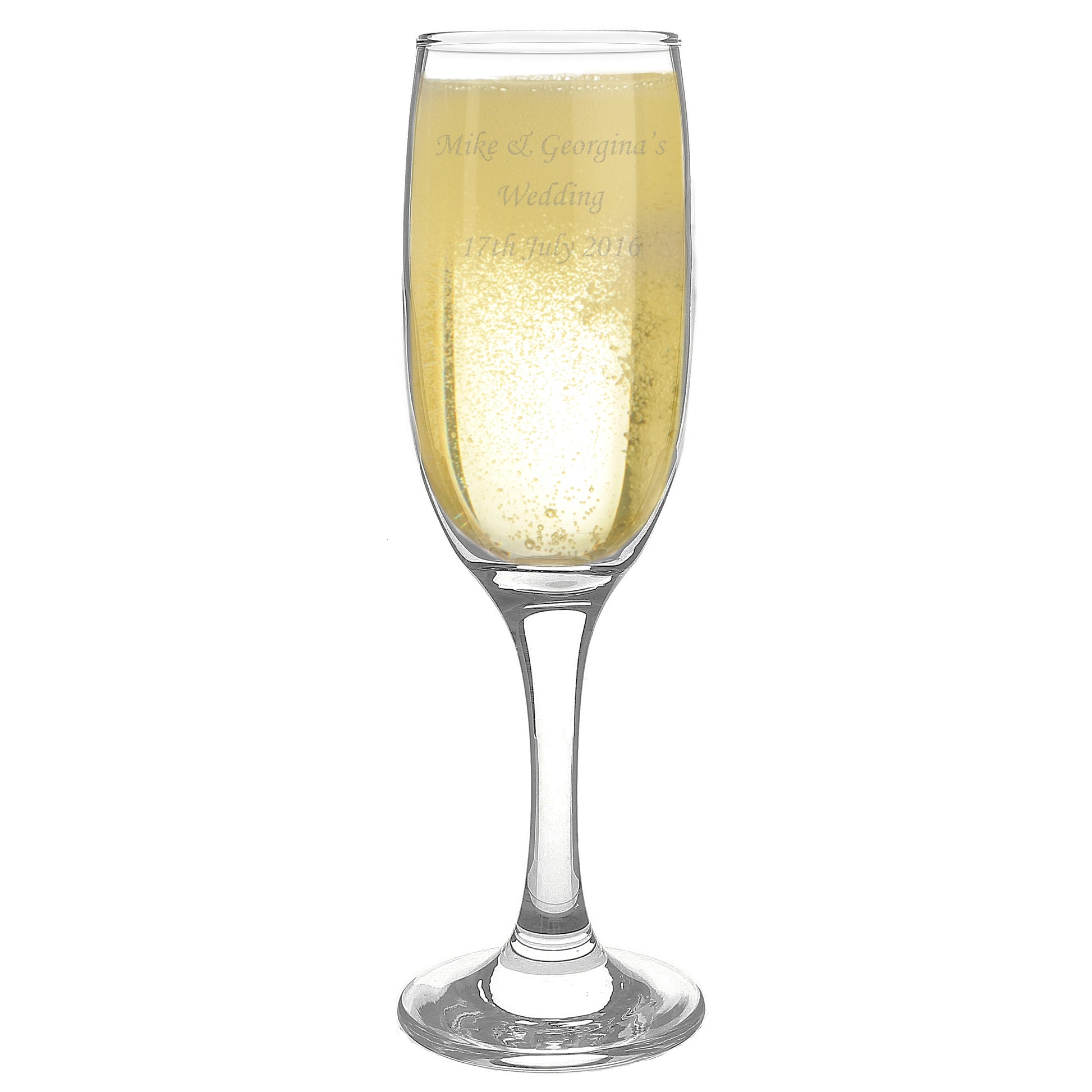 Personalised Traditional Toast Flute - Champagne Flute - Inspired Creative Gifts
