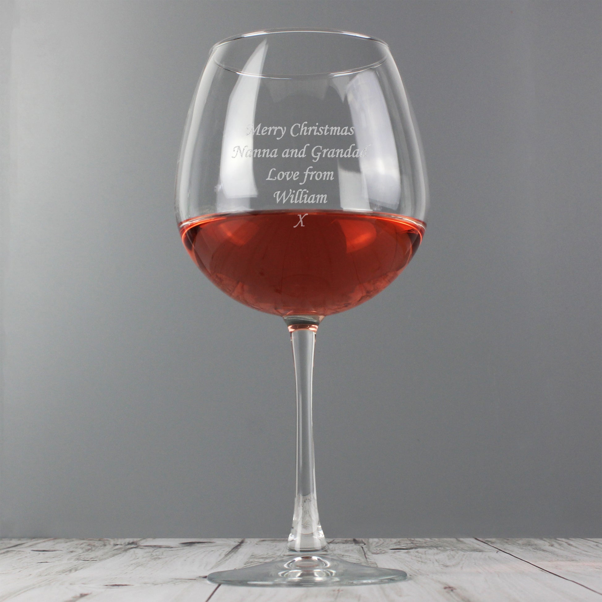 Personalised Bottle of Wine Glass - Glasses & Barware - Inspired Creative Gifts