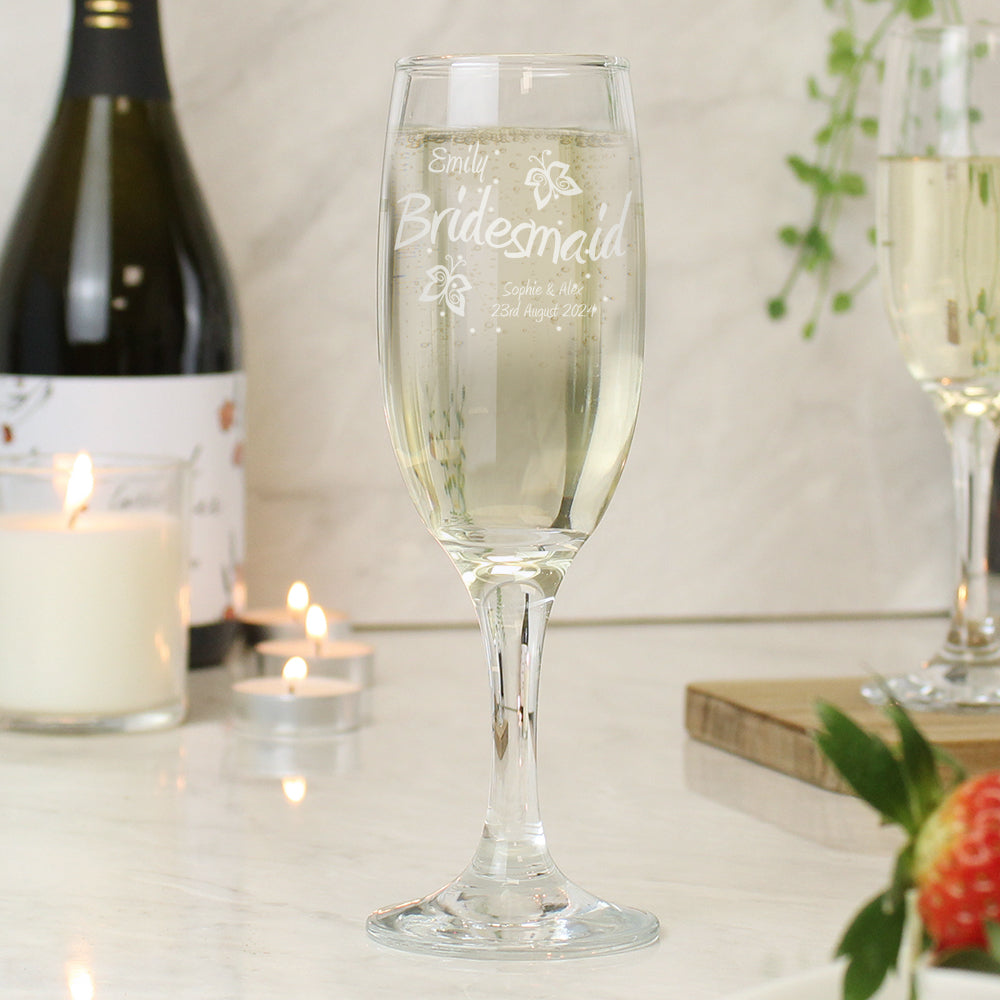Personalised Elegance Flute - Glasses & Barware - Inspired Creative Gifts