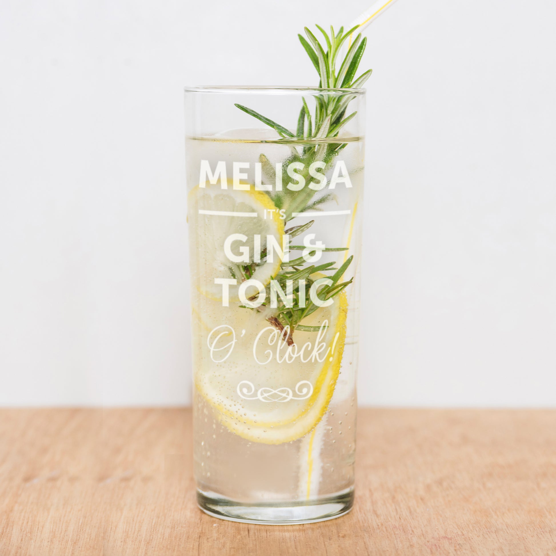 Personalised Its...OClock Hi Ball Glass - Glasses & Barware - Inspired Creative Gifts