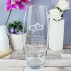 Personalised Love Hearts Bullet Vase | Vases