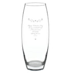 Personalised Hearts & Swirls Bullet Vase for Wedding