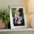 Personalised Graduation Confetti 5x7 Silver Photo Frame | Photo Frames, Albums and Guestbooks | Inspired Creative Gifts
