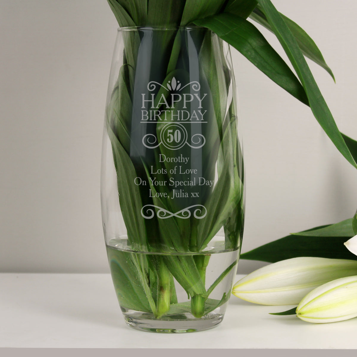 Personalised Birthday Bullet Vase | Vases