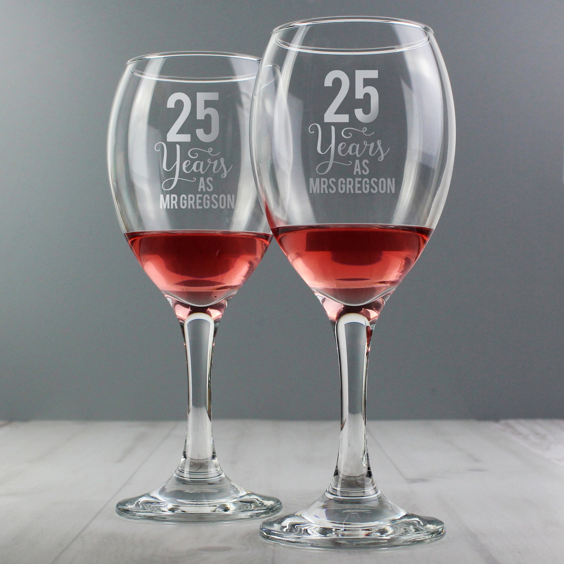 Personalised Years As... Wine Glass Set - Wine Glass - Inspired Creative Gifts