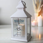 Personalised Couples Special Date White Lantern | Wedding Gift