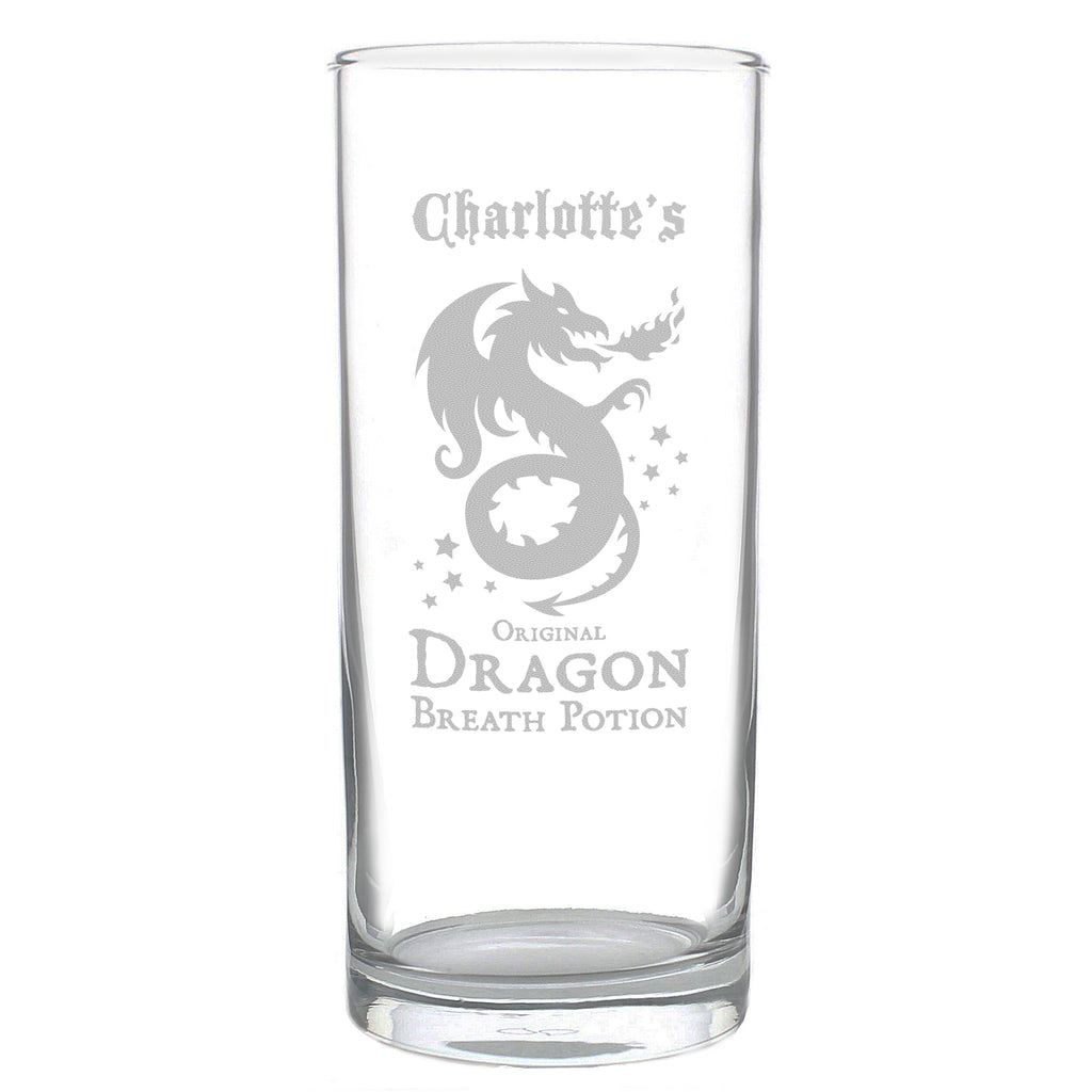 Personalised Dragon Breath Potion Hi Ball Glass - Glasses & Barware - Inspired Creative Gifts