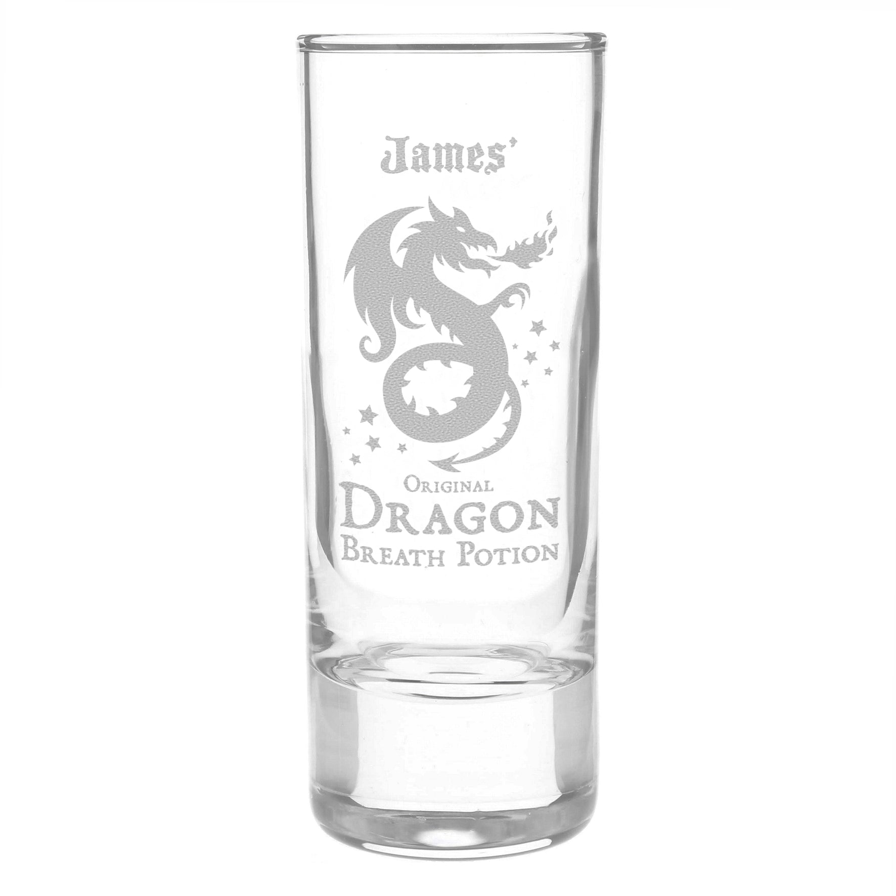 Personalised Dragon Breath Potion Shot Glass - Shot Glass - Inspired Creative Gifts