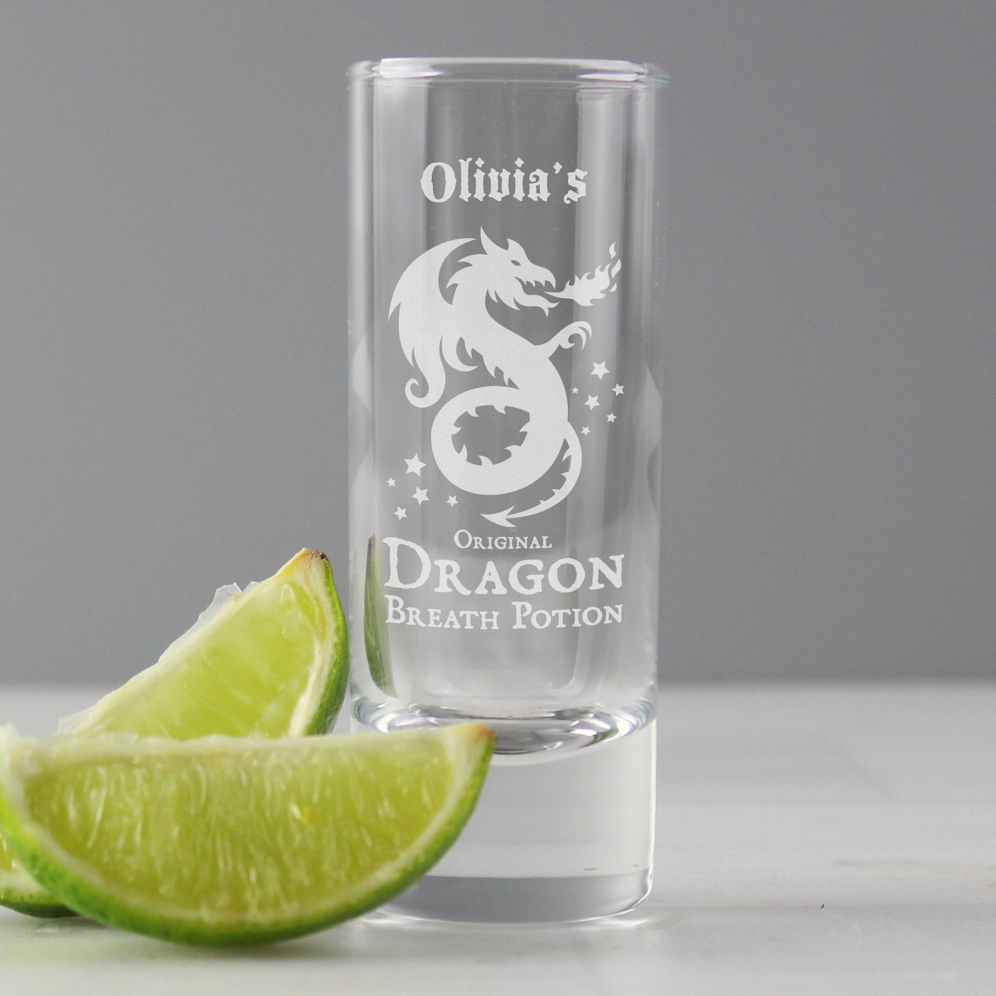 Personalised Dragon Breath Potion Shot Glass - Shot Glass - Inspired Creative Gifts