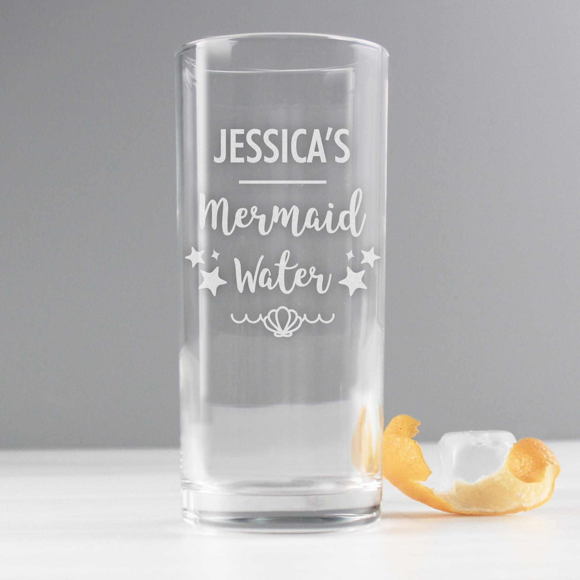 Personalised Mermaid Water Hi Ball Glass - Hi Ball - Inspired Creative Gifts