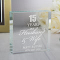 Personalised Anniversary Crystal Token | Ornaments | Inspired Creative Gifts