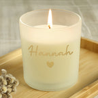 Personalised Gold Name Scented Jar Candle | Gift for Her
