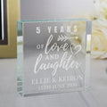 Personalised Arrow Anniversary Crystal Token | Ornaments